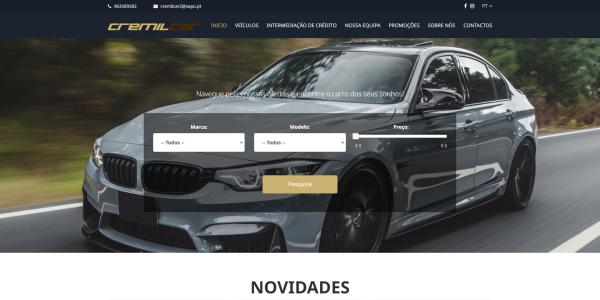 Cremilcar Car Dealer Website Builder