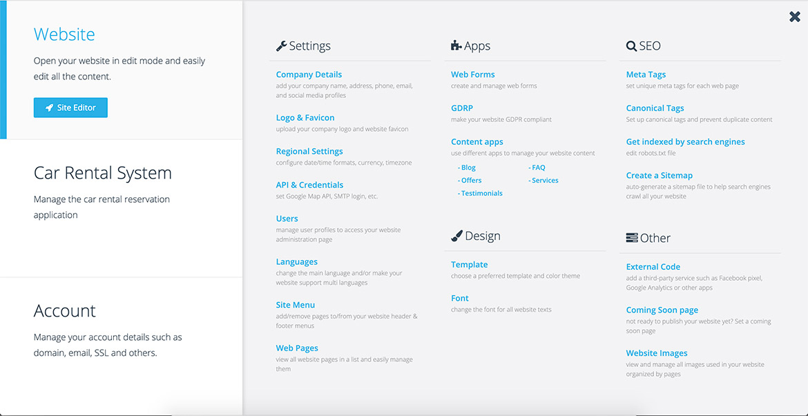 VEVSoftware Mega Menu