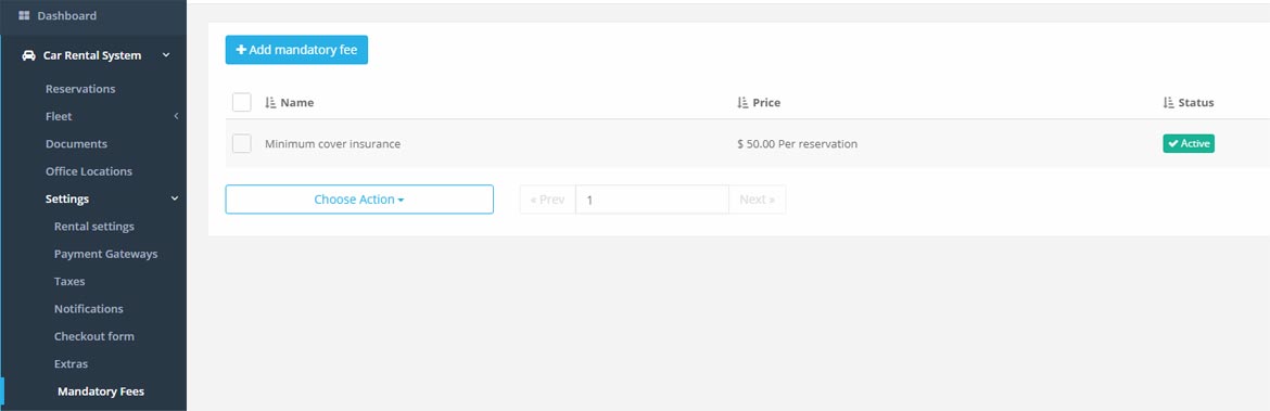 VEVSoftware Websites Mandatory Fees