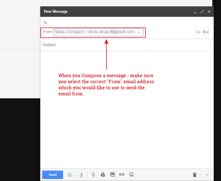 Gmail - send email from the email VEVSoftware created for you